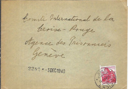 SUISSE 1940: LSC De Zürich Pour Genève - Storia Postale