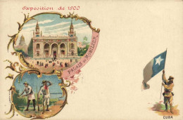 Exposition De 1900 PALAIS Du MOBILIER CUBA   Pionnière RV - Tentoonstellingen