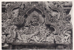 Photo De Particulier  INDOCHINE  CAMBODGE  ANGKOR THOM  Art Khmer Temple Bas Relief  A Situer & Identifier Réf 30342 - Asia
