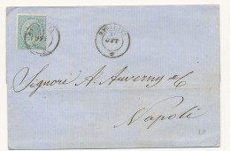 1864 BARLETTA DC SU 0,15 CENT DE LA RUE - Marcophilia