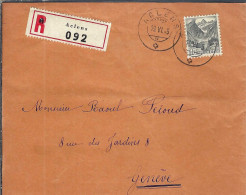 SUISSE 1945: LSC Rec. De Aclens Pour Genève - Storia Postale