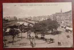 Cpa Trouville ; Reine Des Plages - La Touque Et Le Casino - Trouville