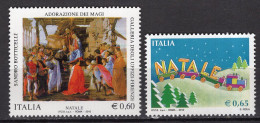 Y2057 - ITALIA ITALIE Unificato N°3260/61 ** NOEL - 2001-10: Nieuw/plakker