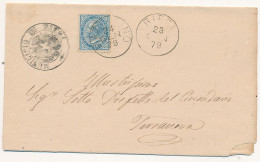 1879 RIESI CERCHIO GRANDE UA  SENZA NUMERALE - Storia Postale