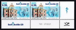 2021. Estonia. Centenary Of Estonian Medical Association. MNH. Mi. Nr. 1006 (pair) - Estonia