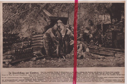 Oorlog Guerre 14/18 - Cambrai - Stellung , Stelling - Orig. Knipsel Coupure Tijdschrift Magazine - 1917 - Non Classés