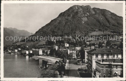 11653360 Lugano TI Paradiso  Lago Die Lugano Haeuser Am Ufer Monte San Salvatore - Sonstige & Ohne Zuordnung