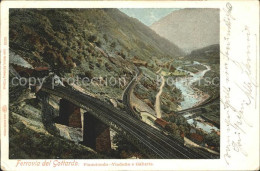 11653356 Andermatt Ferrovia Del Gottardo Eisenbahnbruecke Tunnel Andermatt - Altri & Non Classificati