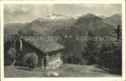 11653345 Braunwald GL Hinter-Habegg Mit Kaerpstock Berghuette Braunwald - Autres & Non Classés