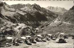 11653336 Klausenpass Hotel Klausenpasshoehe Terrasse Gegen Urirotstock Auto Klau - Sonstige & Ohne Zuordnung