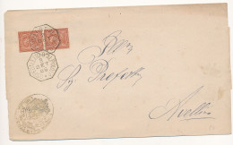1886 OSPEDALETTO D'ALPINOLO OTTAGONALE DI COLLETTORIA RURALE - Poststempel
