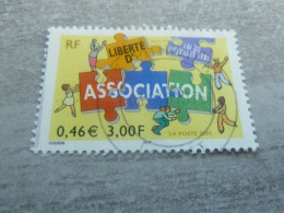 Loi Du 01 Juillet 1901 Sur La Liberté D'Association - 3f. (0.46 €) - Yt 3404 - Multicolore - Oblitéré - Année 2001 - - Used Stamps