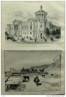 Mission Bonvalot En Asie Centrale -le Marché Au Pied De La Forteresse à Hissar  - Page Original 1888 - 2 - Historical Documents