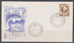 Italie FDC 1965 934 Journée Mondiale Épargne - FDC