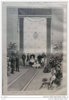 Espagne - Barcelone - Ouverture Solennelle De L´exposition -  Page Original 1888 - Historical Documents