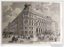 Nouvel Hotel Des Postes - Vue Exterieur - Neues Postgebäude  -  Page Original - 1888 - Historical Documents