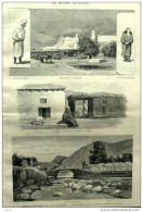 Mission Bonvalot En Asie Centrale - Vue De Karatak - Forteresse De Hissar  - Page Original 1888 - 1 - Historical Documents