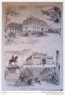 Exposition Universelle De Barcelone - Page Original 1888 - Historical Documents