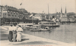 SUISSE - LUZERN  Schweizerhofquai Mit Hofkirche - Lucerna