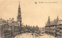 BELGIQUE - Bruxelles - Hôtel De Ville Et Grand'place - Carte Postale Ancienne - Altri & Non Classificati