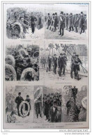 La Manifestation Du Deux Décembre - Les Francs-macons -  Page Original 1888  ( 3 ) - Historische Dokumente