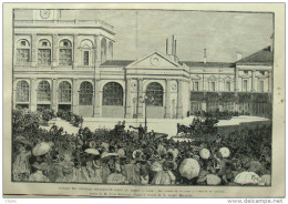 Voyage Du Général Boulanger Dans Le Nord - Lille - Page Original 1888 - Documents Historiques