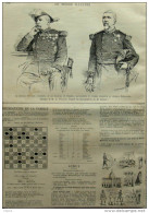 Rebus 1618 - Général Février - Général De Gressot - Page Original 1888 - Documents Historiques