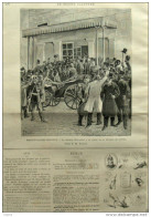 Rebus 1622 - Le Général Boulanger à Sa Sortie De La Chambre Des Députés - Page Original 1888 - Documenti Storici