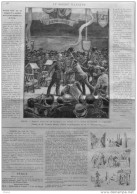 Liège - Ovation Faite Par Les Liégeois à La Musique De La Garde Républicaine - Page Original - 1888 - Documents Historiques