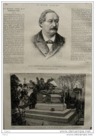 M. G. F. Hertenstein, Président De La Confédération Suisse - Page Original 1888 - Historische Dokumente