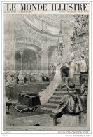 Turin - Le Mariage De La Princesse Laetitia Et Du Duc D´Aoste - Page Original 1888 - Historische Documenten