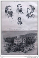 Le Médecins Du Prince Impérial D´Allemagne - Dr. Schrotter - Dr. Bergmann - Dr. Mackenzie  - Page Original  1888 - Historische Documenten