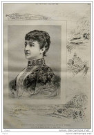 Mme Patti-Nicolini - Le Château De Craig-Y-Nos - Sa Résidence En Angleterre - Page Original 1888 - Historische Documenten