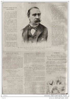 M. Seaton - Vainqueur Du Tir Aux Pigeons De Monaco - Page Original -  1888 - Historische Dokumente