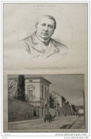 Eugène Labiche - Consulat De France En Italie à Florence - Page Original 1888 - Documents Historiques