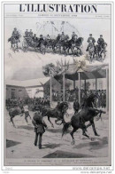 Voyage Du Président Sadi Carnot - En Normandie- à Caen - à Saint-Lo - Page Original 1888 - Documents Historiques