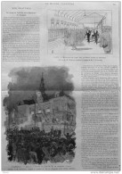 Le Voyage Du Président Carnot - Dijon - Chambéry - Page Original - 1888 - Documents Historiques