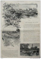 Les Sources De L'Avre - Fontaines Sous Vernueil - Fontaine Sous Poelai - Page Original 1888 - 1 - Historische Dokumente
