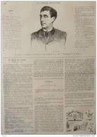 M. Landrol Du Théâtre De La Gymnase, Mort á Paramé - Page Original 1888 - Historische Dokumente