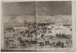 Tunisie - Expédition Du Général Guyon-Vernier Dans L'extrême-Sud - Page Original 1888 - Historische Dokumente