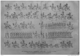 Les Funérailles De L'empereur Guillaume - Le Défile Du Cortège - Page Original - 1888  -  1 - Historische Dokumente