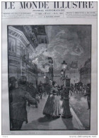 Paris - Les Nouveaux Avertisseurs En Cas D'incendie - Page Original 1888 - Historische Dokumente