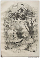 Théâtre Illustré  - "La Marchande De Sourires" - Page Original 1888 - Historical Documents