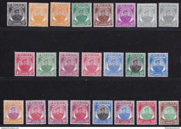 1949-55 JOHORE - SG N° 133/147+134a+137a Set Of 23 MNH/** - Sonstige & Ohne Zuordnung