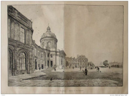 L'Institut De France - Page Original 1888 - Historical Documents