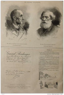 M. Méline, élu Président De La Chambre Des Députés - Félix Pyat, Député De Marseille - Page Original 1888 - Documents Historiques