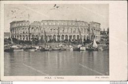 Aq377 Cartolina  Pola L'arena 1918 Croazia - Autres & Non Classés