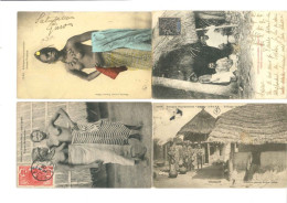 Lot De 24 Cartes Postales D'époque Coloniale. Entre Les Années 1904 Et 1939. Très Jolies. - Altri & Non Classificati