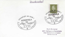 Postzegels > Europa > Duitsland > West-Duitsland > 1970-1979 > Brief  Met 659 Aerophila 72 (17227) - Briefe U. Dokumente