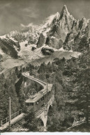 74.n° 25289. Chamonix . Le Chemin De Fer Du Montenvers. Cachet Hotel Du Montenvers. Carte Postale Photo. Cpsm . - Autres & Non Classés